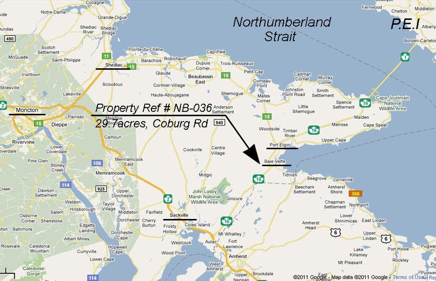 Canadian Land For Sale in Ontario, Nova Scotia, and New Brunswick