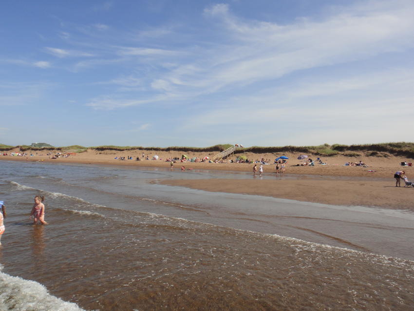 sandy beach cap pele nb